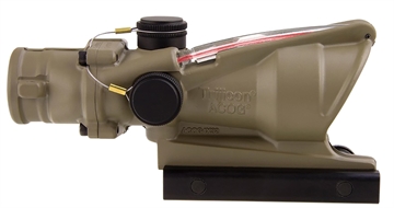 Picture of Trijicon ACOG Flat Dark Earth 4x32mm Illuminated Red Chevron .223/5.56 BDC Reticle 100310