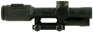 Picture of Trijicon VCOG Matte Black 1-6x24mm 30mm Tube LED Illuminated Green Segmented Circle w/Crosshair MOA Reticle 1600036