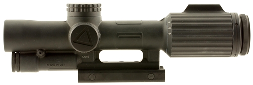 Picture of Trijicon VCOG Matte Black 1-6x24mm 30mm Tube LED Illuminated Green Segmented Circle w/Crosshair Mil Reticle 1600038