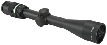 Picture of Trijicon AccuPoint Black Hardcoat Anodized 3-9x 40mm 1" Tube Illuminated Duplex Crosshair w/Green Dot Reticle 200002