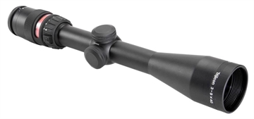 Picture of Trijicon AccuPoint Black Hardcoat Anodized 3-9x 40mm 1" Tube Illuminated Red Triangle Post Reticle 200010