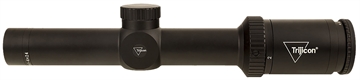 Picture of Trijicon Huron 1-4x24mm Riflescope BDC Hunter Holds, 30mm Tube, Satin Black, Capped Adjusters HR424-C-2700001