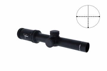 Picture of Trijicon Ascent 1-6x24 Rifle Scope BDC Target Holds 30mm Tube Matte Black AT624-C-2800003