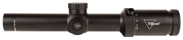 Picture of Trijicon Credo HX 1-6x24mm Second Focal Plane Riflescope with Green LED Dot, BDC Hunter Holds .223, 30mm Tube, Satin Black, Low Capped Adjusters CRHX624-C-2900018