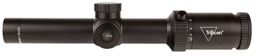 Picture of Trijicon Credo HX 1-6x24mm First Focal Plane Riflescope with Green MOA Segmented Circle, 30mm Tube, Satin Black, Low Capped Adjusters CRHX624-C-2900022