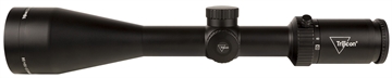 Picture of Trijicon Credo HX 2.5-10x56mm Second Focal Plane Riflescope with Green Standard Duplex, 30mm Tube, Satin Black, Low Capped Adjusters CRHX1056-C-2900030