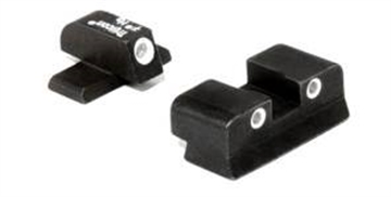 Picture of Trijicon Bright & Tough Night Sights Green/Tritium White Outline Front Sight-Green/Tritium White Outline Rear Sight Sig Sauer .40 S&W/.45 ACP #6 Front/#8 Rear 600465