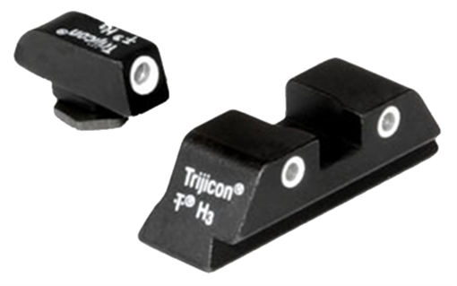 Picture of Trijicon Bright & Tough Night Sights Green/Tritium White Outline Front Sight-Green/Tritium White Outline Rear Sight Glock 20/21 Large Frame 600227