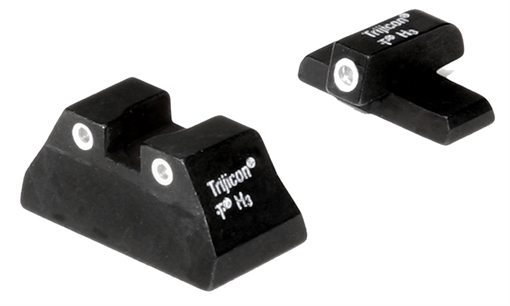 Picture of Trijicon Bright & Tough Night Sights Green/Tritium White Outline Front Sight-Green/Tritium White Outline Rear Sight H&K USP Compact 600268