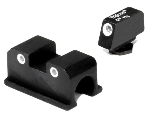 Picture of Trijicon Bright & Tough Night Sights Green/Tritium White Outline Front Sight-Green/Tritium White Outline Rear Sight Walther Arms P99/PPQ/PPQ M2 600505