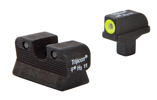 Picture of Trijicon HD Night Sights Green/Tritium Yellow Outline Front Sight-Green Tritium Black Outline Rear Sight Colt 1911 600514
