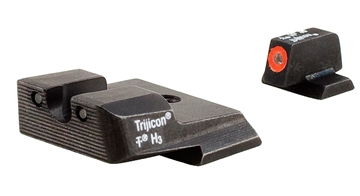 Picture of Trijicon HD Night Sights Green/Tritium Orange Outline Front Sight-Green Tritium Black Outline Rear Sight Smith & Wesson M&P/M&P M2.0 600556