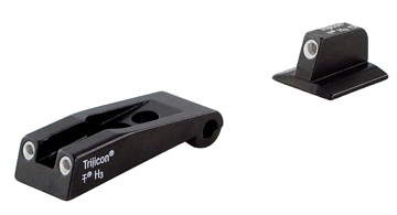 Picture of Trijicon Bright & Tough Night Sights Green/Tritium White Outline Front Sight-Green/Tritium White Outline Rear Sight Ruger SR9/SR9C/SR40 600590