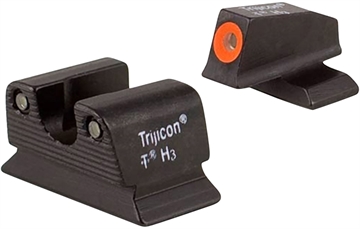 Picture of Trijicon HD Night Sights Green/Tritium Orange Outline Front Sight-Green Tritium Black Outline Rear Sight Beretta PX4 600624