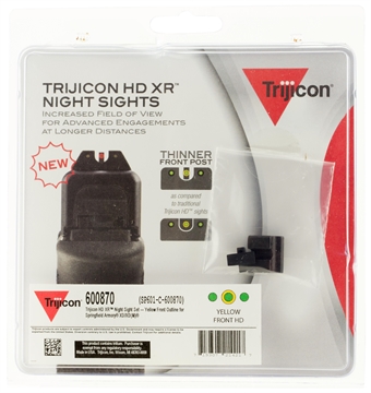 Picture of Trijicon HD XR Night Sights Green/Tritium Yellow Outline Front Sight-Green Tritium Black Outline Rear Sight Springfield Armory XD/XD-M/XD Mod.2 600870