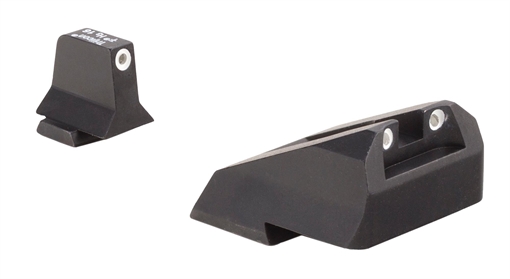 Picture of Trijicon Suppressor/Optic Height Sights Green/Tritium White Outline Front Sight-Green/Tritium White Outline Rear Sight Smith & Wesson M&P/M&P M2.0 600900