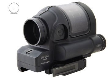 Picture of Trijicon 900001 Reflex Sealed Sight 1x 38mm Obj 1.75 MOA Dot Red Black Photovoltaic Cell + AA (1) 719307630017