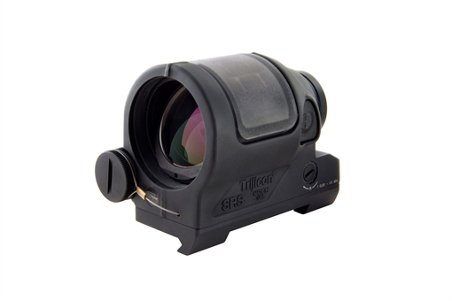 Picture of Trijicon 900001 SRS02: Sealed Reflex Sight 1.75 MOA Red Dot with Quick Release Flattop Mount TRI-900001