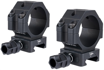 Picture of Trijicon Scope Rings, 34mm Medium, Q-LOC, Fits Picatinny, Anodized Finish, Black AC22069