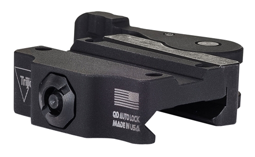 Picture of Trijicon MRO w/Lever Quick Release Matte Black Aluminum Low Profile Picatinny Rail Mount AC32082