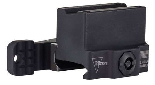 Picture of Trijicon MRO w/Lever Quick Release Matte Black Aluminum 1/3 Co-Witness Picatinny Rail Mount AC32084