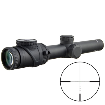 Picture of Trijicon AccuPoint Rifle Scope, 1-6X24mm, MOA-Dot Crosshair with Green Dot, 30mm, Matte Finish TR25-C-200089