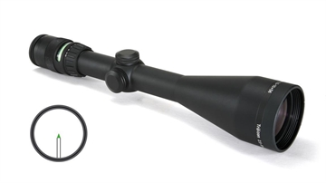 Picture of Trijicon AccuPoint 2.5-10x56mm Riflescope with BAC, Green Triangle Post Reticle, 30mm Tube, Matte Black, Capped Adjusters TR22G 200033