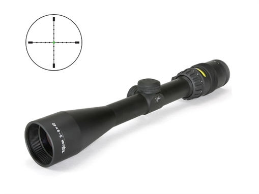 Picture of Trijicon AccuPoint Black Hardcoat Anodized 3-9x40mm 1" Tube, Illuminated Mil-Dot Crosshair w/Green Dot Reticle 200005