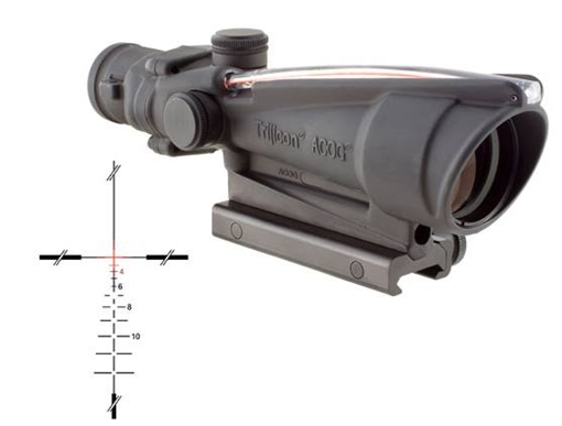 Picture of Trijicon ACOG Rifle Scope, 3.5X 35, Red Crosshair .308 Reticle, Dual Illuminated, w/TA51 Mount, Matte TA11J-308 TA11J308