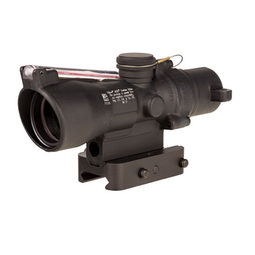 Picture of Trijicon ACOG, 3X24mm, Dual Illuminated Red Horseshoe/Dot 223/55 Grain, Includes Q-LOC Mount, Matte Finish, Black TA50-C-400348 TA50C400348