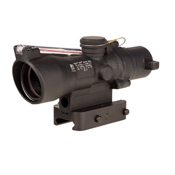 Picture of Trijicon ACOG, 3X24mm, Dual Illuminated Red Horseshoe/Dot 223/55 Grain, Includes Q-LOC Mount, Matte Finish, Black TA50-C-400348 TA50C400348