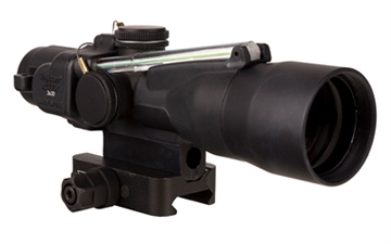 Picture of Trijicon ACOG, 3X30mm, Dual Illuminated Green Chevron .233/62 Grain, Includes Q-LOC Mount, Matte Finish, Black TA33-C-400371