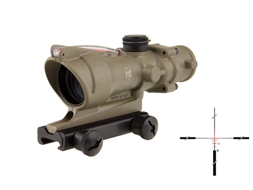 Picture of TRIJICON ACOG 4X32 .223 FDE BAC RED TA31-C-100372