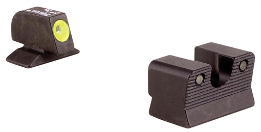 Picture of Trijicon Beretta 92/96A HD Night Sight Set - Yellow Front Outline BE113Y