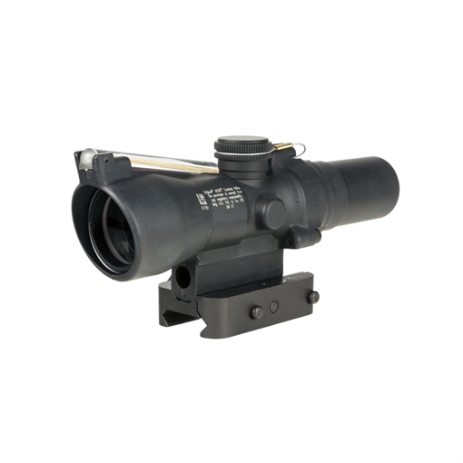 Picture of Trijicon Compact ACOG 1.5x24 Rifle Scope Amber 8 MOA Triangle Reticle Illuminated Black w/ Mount TA45-C-400334