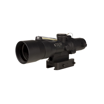 Picture of Trijicon Compact ACOG 3x30 Rifle Scope Amber Chevron .223/62gr. w/ Mount Illuminated Black TA33-C-400363