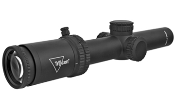 Picture of Trijicon Credo 1-4x24mm Second Focal Plane Riflescope with Red BDC Segmented Circle .223 / 55gr, 30mm Tube, Matte Black, Low Capped Adjusters CR424-C-2900013