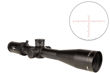 Picture of Trijicon Credo HX 2.5-15x42 (SFP) 30mm Rifle Scope w/Red MOA Center Dot Exposed Elev Adj w Return to Zero CRHX1542-C-2900033