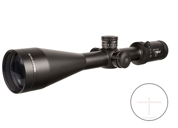 Picture of Trijicon Credo HX 2.5-15x56mm Second Focal Plane Riflescope with Red MOA Center Dot, 30mm Tube, Satin Black, Exposed Elevation Adjuster with Return to Zero Feature CRHX1556-C-2900035