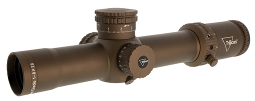 Picture of Trijicon 2900055 Credo Coyote Brown 1-8x 105.80-13.20ft @100yds 34mm Tube 2900055 CR828C2900055