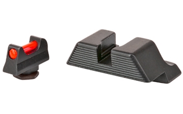 Picture of Trijicon Fiber Sights Red/Fiber Optic Front Sight-Black/Blank Rear Sight Glock 17/17L/19/22 Standard Frame 601023