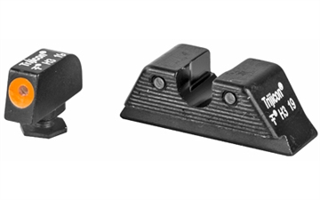 Picture of Trijicon HD Night Sights, Orange Front Outline, Fits Glock MOS 17/19/26/27/33/34 GL114-C-601089
