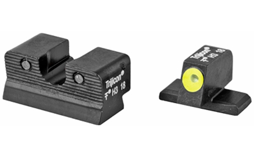 Picture of Trijicon HD Night Sights Green/Tritium Yellow Outline Front Sight-Green Tritium Black Outline Rear Sight Sig Sauer P220/P229/P240 #6 Front/#8 Rear 600578