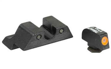 Picture of Trijicon HD XR Night Sights Set for Glock Large Frames Green with Orange Front and Black Rear GL604-C-600841