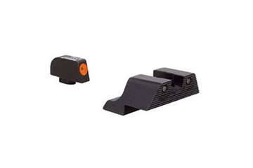 Picture of Trijicon HD XR Night Sights Green/Tritium Orange Outline Front Sight-Green Tritium Black Outline Rear Sight Glock 17/17L/19/22 Standard Frame 600836