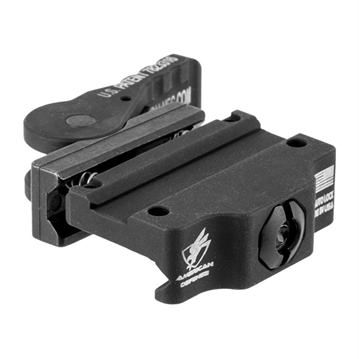 Picture of American Defense Manufacturing TRIJICON MINIATURE RIFLE OPTIC LOW MOUNT STANDARD LEVER BLK AD-MRO-L-STD
