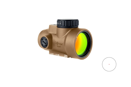 Picture of Trijicon MRO SD, Red Dot, 25mm Objective, 2 MOA Dot, Anodized Finish, Coyote Brown, No Mount Included MRO-C-2200325 MROC2200325