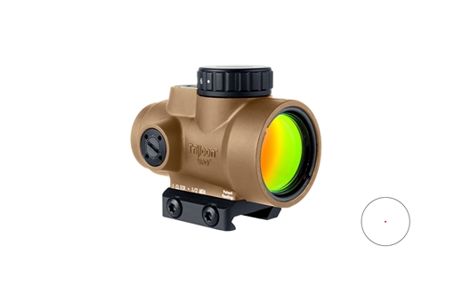 Picture of Trijicon MRO SD, Red Dot, 25mm Objective, 2 MOA Dot, Anodized Finish, Coyote Brown, Includes Low Mount MRO-C-2200326 MROC2200326