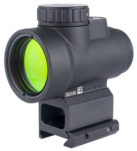 Picture of Trijicon MRO SD, Red Dot, 25mm Objective, 2 MOA Dot, Matte Finish, Black, Lower 1/3 Co-Witness Mount MRO-C-2200303 MROC2200303