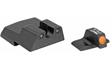 Picture of Trijicon HD Night Sights, Fits H&K .45C, .45C Tactical, P30, P30L, and VP9 models, Not compatible with Optics Ready VP9, Orange Front Outline, Front/Rear HK110O-600601